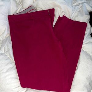 Banana Republic sz 10 Sloan fit-Maroon